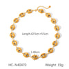 Jewelry Stainless Steel Geometric Electroplated Ins Style For Women