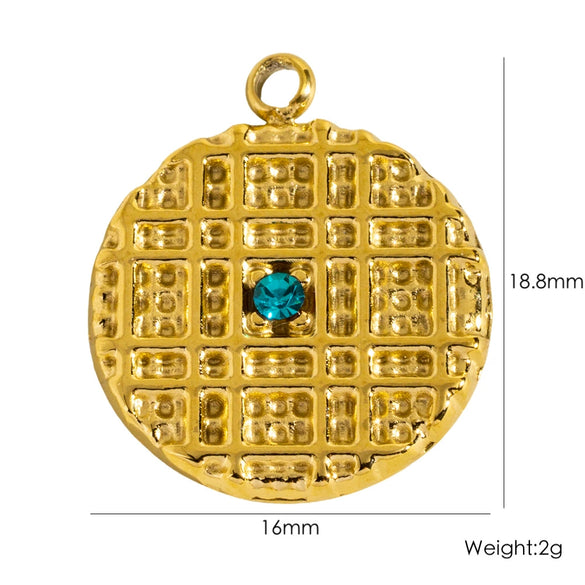 Jewelry Stainless Steel Geometric Electroplated Pendant Necklace Earrings Accessories