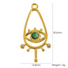 Jewelry Stainless Steel Geometric Electroplated Pendant Necklace Earrings Accessories