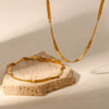 Jewelry Stainless Steel Geometric Electroplated Women's Pendant Bracelet Chain