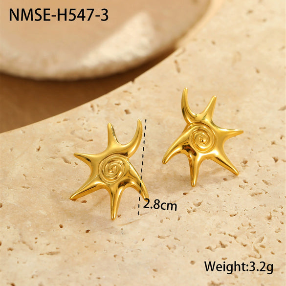 Jewelry Stainless Steel Geometric Electroplating Women's