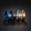 Jewelry Stainless Steel Geometric Fire Shadow Cloud Style Electroplating