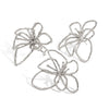 Jewelry Stainless Steel Geometric Flower Hammer Electroplating Women's
