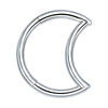 Jewelry Stainless Steel Geometric Heart Shape Polished Sharp Cone Buckle Earrings And Nose Ring