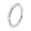Jewelry Stainless Steel Geometric Heart Shape Polished Sharp Cone Buckle Earrings And Nose Ring