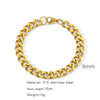Jewelry Stainless Steel Geometric Single Grinding Electroplating Unisex Bracelet