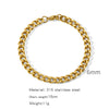 Jewelry Stainless Steel Geometric Single Grinding Electroplating Unisex Bracelet