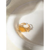 Jewelry Stainless Steel Geometric Starfish Conch Opening Electroplated Ocean Series