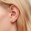 Jewelry Stainless Steel Geometric Style Electroplated Earrings