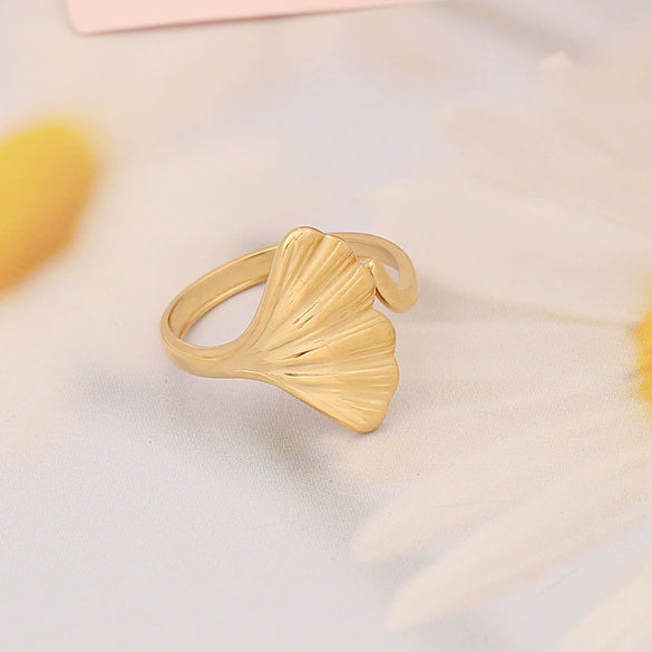 Jewelry Stainless Steel Heart Ring Women's Natural Style
