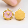 Jewelry Stainless Steel 18K Gold Plated Fish Pattern Diy Handmade Pendant Necklace Earrings Hanging Accessories