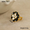 Jewelry Stainless Steel 18K Gold Plated Geometric Style Camellia Oil Drop Flower Necklace Ring Earrings