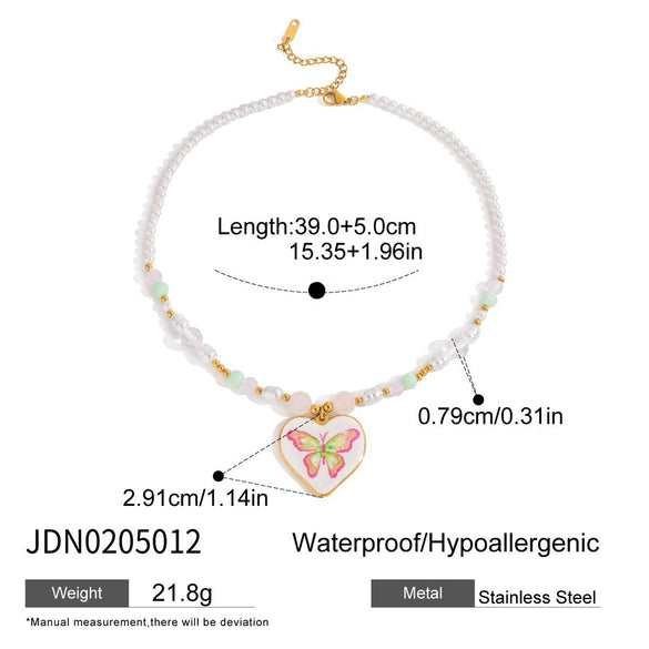 Jewelry Stainless Steel 18K Gold Plated Oil Drop Printed Geometric Style