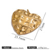 Jewelry Stainless Steel 18K Gold Plated Shellshaped Handmade Leaves Flower Pieces Bookmark Pendant