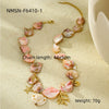 Jewelry Stainless Steel Ocean Series Geometric Shell Starfish Electroplated For Women