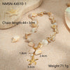 Jewelry Stainless Steel Ocean Series Geometric Shell Starfish Electroplated For Women