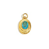 Jewelry Stainless Steel Plated 18K Gold Geometric Square Oval Zircon Pendant Bracelet Necklace Accessories