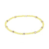 Jewelry Stainless Steel Plated 18K Gold Natural Stone Geometric Style Clavicle Chain Necklace