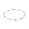 Jewelry Stainless Steel Plated 18K Gold Natural Stone Geometric Style Clavicle Chain Necklace