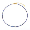 Jewelry Stainless Steel Plated 18K Gold Natural Stone Geometric Style Clavicle Chain Necklace