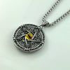 Jewelry Stainless Steel Punk Magic Eye Faucet Hip Hop Fivepointed Star Doll Polishing Pendant