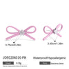 Jewelry Stainless Steel Retro Bow Fivepointed Star Spray Paint Electroplating