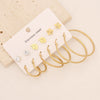 Jewelry Stainless Steel Snakeshaped Butterflyshaped Heartshaped Flowershaped Insectshaped Starshaped Electroplated Women's Earrings