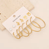 Jewelry Stainless Steel Snakeshaped Butterflyshaped Heartshaped Flowershaped Insectshaped Starshaped Electroplated Women's Earrings