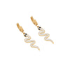 Jewelry Stainless Steel Snakeshaped Pendant Doublelayer Chain Necklace With Electroplating And Fashionable Personality Style
