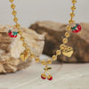 Jewelry Stainless Steel Sweet Fruit Shape Electroplating Pendant Necklace