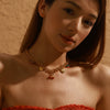 Jewelry Stainless Steel Sweet Fruit Shape Electroplating Pendant Necklace