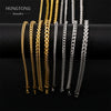 Jewelry Stainless Steel Three Dimensional Geometric Square Cuban Chain Unisex Hip Hop Punk Electroplating Design