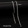 Jewelry Stainless Steel Three Dimensional Geometric Square Cuban Chain Unisex Hip Hop Punk Electroplating Design