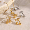 Jewelry Stainless Steel Titanium Steel Fruit Cherry Pendant Necklace Earrings Electroplating