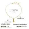 Jewelry Stainless Steel Titanium Steel Ins Style Boots Pendant Necklace With Electroplating