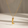 Jewelry Stainless Steel Titanium Steel Ins Style Boots Pendant Necklace With Electroplating