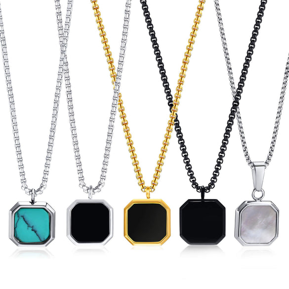 Jewelry Stainless Steel Titanium Steel Leather