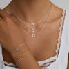 Jewelry Stainless Steel Titanium Steel Letter Electroplated Earrings Necklaces Hand Accessories