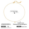 Jewelry Stainless Steel Titanium Steel Letter Electroplated Earrings Necklaces Hand Accessories