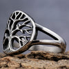 Jewelry Stainless Steel Tree Of Life Polish Unisex