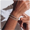 Jewelry Stainless Steel Unisex Couple Bracelet Geometric Electroplating