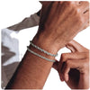 Jewelry Stainless Steel Unisex Couple Bracelet Geometric Electroplating