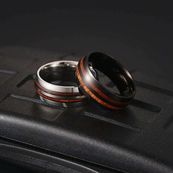 Jewelry Stainless Steel Unisex Ring Geometric Dripping Glue