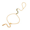 Jewelry Stainless Steel Zircon Bracelet Geometric Style Electroplating For Women