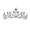 Jewelry Star Rhinestone Electroplated Crown Earrings Hair Band Headwear For Women