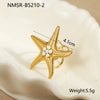 Jewelry Starfish Pearl Stainless Steel 18K Geometric Electroplating Women's