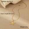 Jewelry Starfish Pearl Stainless Steel 18K Geometric Electroplating Women's