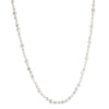 Jewelry 925 Sterling Silver Geometric Baroque Pearl Multilayered Clavicle Chain Electroplated Simple Design