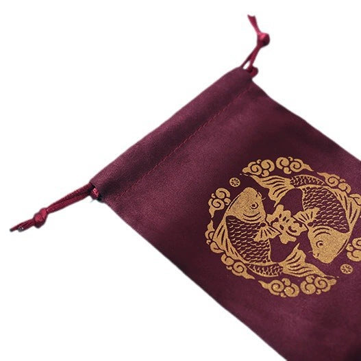 Jewelry Storage Bag Flannel Velvet Drawstring Cloth