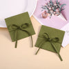 Jewelry Storage Bag Microfiber Imitation Leather Flannel Square